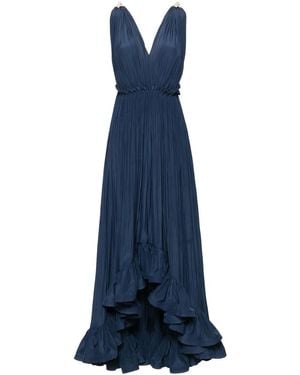 Lanvin Ruffled Gown - Blue