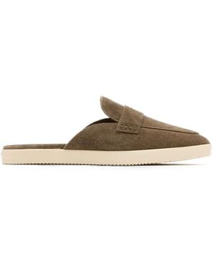 Tory Burch Mules Aus Wildleder - Braun