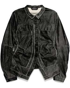 Ibrigu Double Print & Embroidered Jacket in Black | Lyst