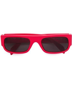 Retrosuperfuture 'Smile' Sonnenbrille - Rot