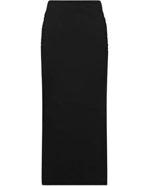 Wolford Crepe-Texture Midi Skirt - Black