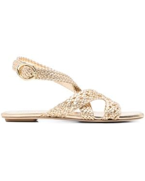 Stuart Weitzman Thea Sandals - Natural