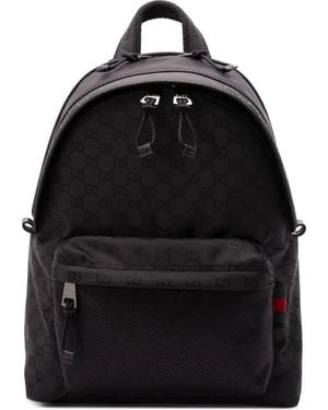 Gucci Nexus Medium Nylon Backpack - Black