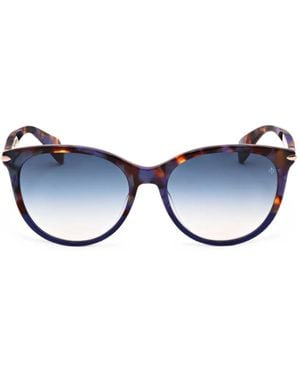Rag & Bone Tortoiseshell-Effect Cat-Eye Sunglasses - Blue