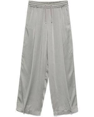 Herno Satin Trousers - Grey