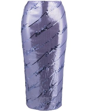 ROTATE BIRGER CHRISTENSEN Minigonna Con Paillettes - Viola