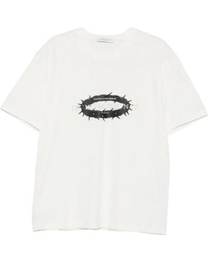 ih nom uh nit Graphic-Print T-Shirt - White