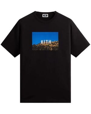 Kith West Hollywood T-Shirt Met Grafische Print - Zwart