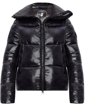Save The Duck Isla High-Neck Puffer Jacket - Black