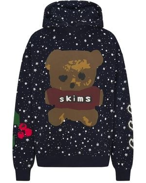 Skims X Cactus Plant Flea Market Printed Hoodie - Blue