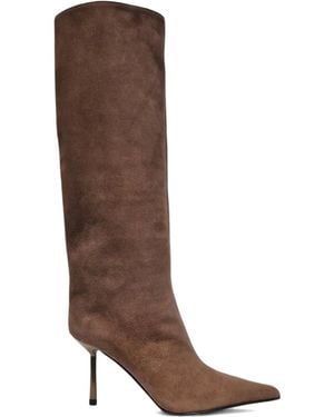 Le Silla Bottines Bella 80 Mm À Talon Aiguille - Marron