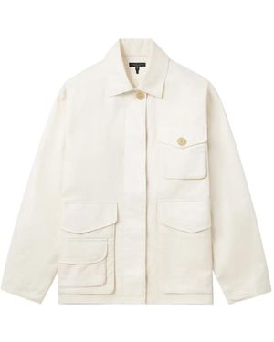 Rag & Bone Button-Fastening Pocket Jacket - White