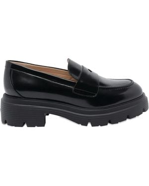 Stuart Weitzman Loafers Met Plateauzool - Zwart