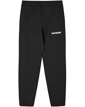 Barrow Jogginghose mit Logo-Stickerei - Schwarz