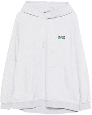 American Vintage Baptown hoodie - Blanco