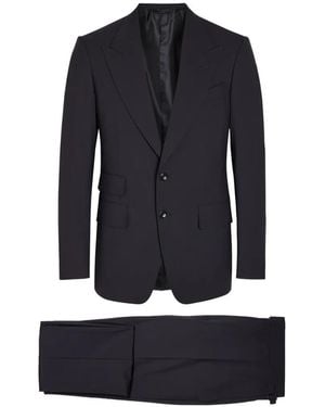 Tom Ford Flap-Pocket Suit - Blue