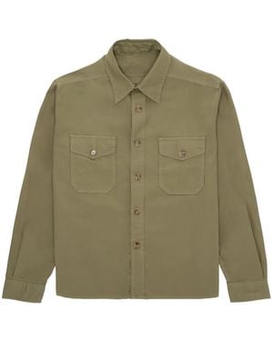 Fortela Kenny Twill Overshirt - Green