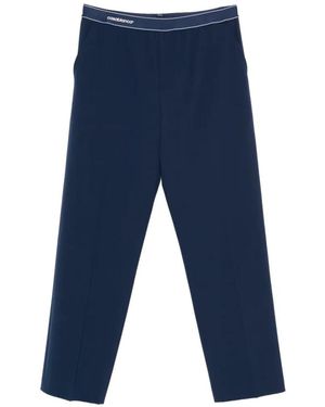 CASABLANCA Elasticated Waist Trousers - Blue