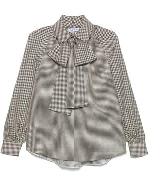 Dice Kayek Silk Blouse - Grey