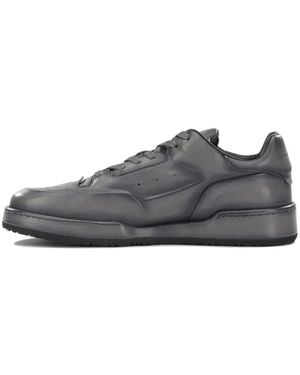 Officine Creative Baskets Eraser En Cuir À Empiècements - Grey