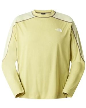 The North Face T-Shirt Met Logoprint - Geel