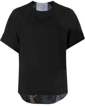 By Walid Raglan-Sleeved T-Shirt - Black