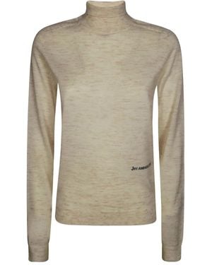 JW Anderson Long-Sleeve Turtleneck T-Shirt - Grey