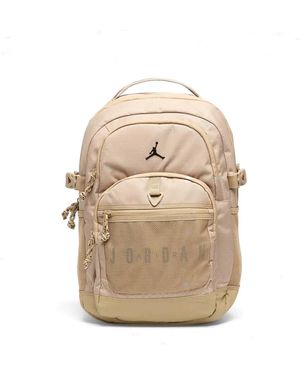 Nike Logo-Detail Zip-Fastening Backpack - Natural
