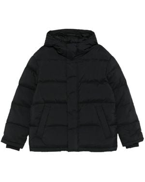 NN07 Hooded Quilted Jacket - Black