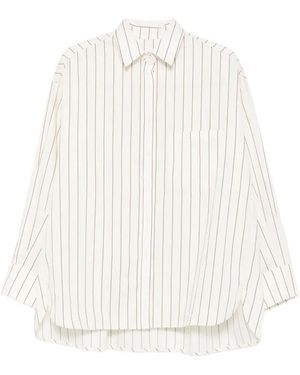 Faithfull the Brand Angelo Pinstriped Shirt - White