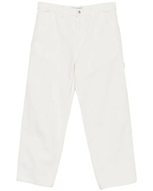 Stussy Vaqueros Con Parche Workgear - Blanco