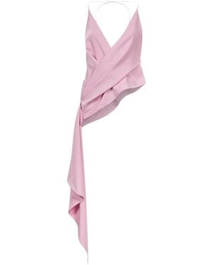Alex Perry Top Drapeado Asimétrico - Rosa