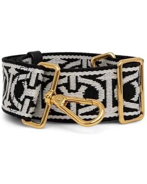 Coccinelle Patterned Bag Strap - Black