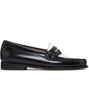 G.H. Bass & Co. X Karl Lagerfeld Weejuns Penny Loafers - White