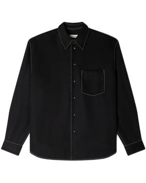 Sandro Loose-Fit Shirt - Black