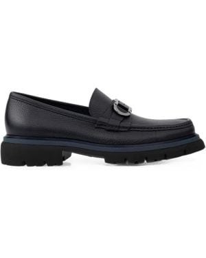 Ferragamo Loafer Mit Gancini-Detail - Schwarz