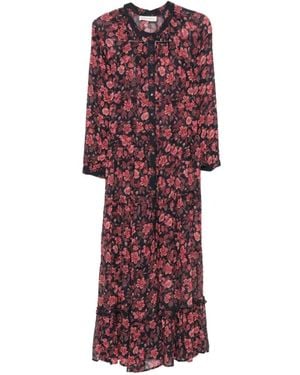 MAISON HOTEL Nila Floral-Print Tiered Maxi Dress