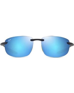 Maui Jim Hookipa Ultra Rectangle-Frame Sunglasses - Blue