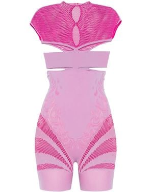 Poster Girl Pollard Playsuit - Pink