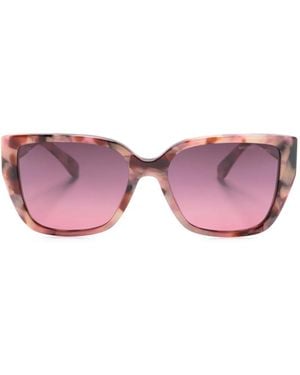 Michael Kors Acadia Square-Frame Sunglasses - Pink