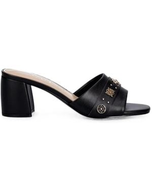 Guess Gauri Sandalen Mit Blockabsatz - Schwarz