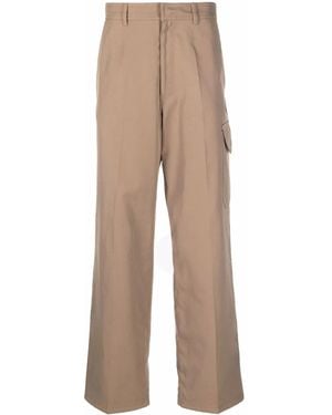 Valentino Garavani Patch Pocket Detail Chinos - Natural