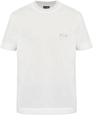 Emporio Armani ロゴ Tシャツ - ホワイト
