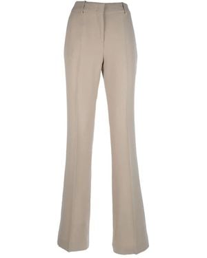 Ermanno Scervino Pleated-Front Straight Trousers - Grey