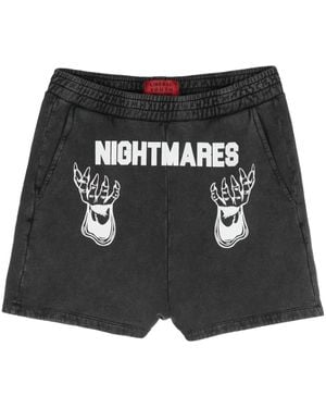 Liberal Youth Ministry Nightmare Track Shorts - Black