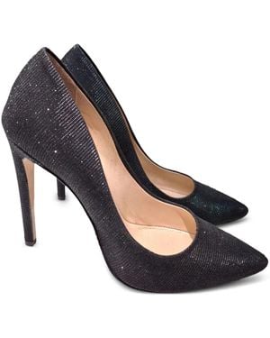 LA ROSE Point-Toe Court Shoes - Blue