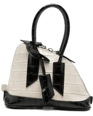 The Attico Mini Sant Ambroeus Tote Bag - Black