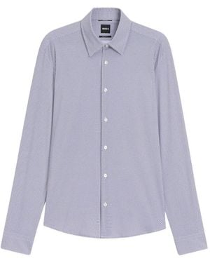 BOSS Patterned Shirt - Purple