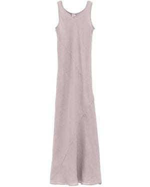 Baserange Paneled Sleeveless Maxi Dress - Purple