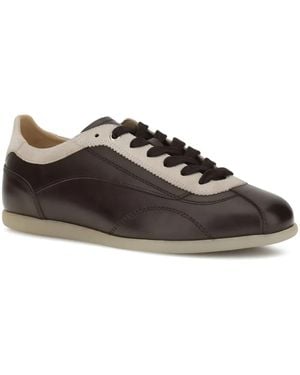 Brunello Cucinelli レースアップ レザースニーカー - ブラウン